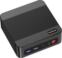 „BOSGAME P3 Pro Mini“ žaidimų kompiuteris su AMD Ryzen 9 7940HS ir Radeon 780M | 8 branduolių / 16 sriegių, iki 5,2 GHz, 16GB DDR5 RAM, 1 TB PCIe 4.0 SSD, USB-C su visomis funkcijomis, trys 4K@60 Hz ekranai, „Windows 11 Pro“