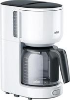 „Braun KF 3100“ stacionari kavos virimo aparatas – „Coffee“ (filtrinis stacionarus aparatas, kavos, baltos spalvos, su ąsočiu, 10 puodelių, visiškai automatinis)