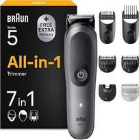„Braun Multigroom All-in-One“ serijos 5, 7-in-1 trimmeris, AIO5520, pilkos spalvos