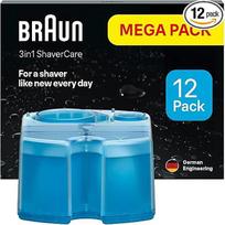 „Braun“ 3-in-1 „ShaverCare“ valymo kasetės, skustuvo galvutės valiklis, pakuotė