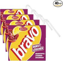 „Bravo“ granatų ir citrinų gaivinamasis gėrimas | 10 vnt. po 0,5 l „Tetra“ pakuotėse (4 vnt. rinkinys)