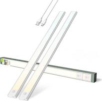 „Brendz Kitchen“ LED apšvietimas po spintelėmis, LED juostelė virtuvei, 2 x 60 cm, įkraunama per USB-C jungtį
