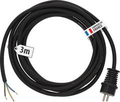 „Brennenstuhl“ maitinimo laidas 16 A/230 V H07RN-F 3G1,5, juodas, juodas, 1169131