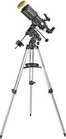„Bresser Polaris 102/460 EQ3“ teleskopas, skirtas stebėti naktinį dangų ir Saulę, su aukštos kokybės objektyvo saulės filtru, užtikrinančiu saugų Saulės stebėjimą baltoje šviesoje