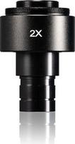 „Bresser“ mikroskopo adapteris veidrodiniam fotoaparatui, 2x, T2, 23,2 mm, skirtas veidrodinio fotoaparato vaizdo įrašymui arba