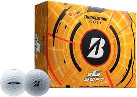 „Bridgestone“ 2023 m. „e6“ baltos spalvos golfo kamuoliukai, dvylika vnt.