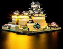 „BRIKSMAX“ LED apšvietimas, suderinamas su „Lego“ rinkiniu 21060 „Himeji pilis“