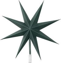 „Broste Copenhagen“ „Top Star“ 70080393 popierinis Kalėdų eglutės viršūnės papuošalas „Deep Foest“, 30 cm