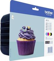 „Brother LC-123“ rašalo kasetės (juoda, žydra, raudona, geltona, DCP-J4110DW, MFC-J4410DW, MFC-J4510DW, MFC-J4610DW, rašaliniai spausdintuvai)