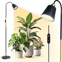 „Bstrip“ 165 cm aukščio stovinti augalų lempa, 18 W LED, lankstus kaklelis | „Plant Spectrum“ optinis lęšis, lankstus kaklelis, skirta aukštiems kambariniams augalams ir patalpoms