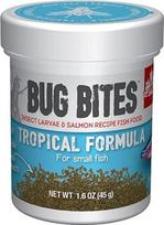 „Bug Bites“ tropinių žuvų pašaras „Tropical Micro Granules“ – vabzdžių pagrindu pagamintas pašaras mažoms ir vidutinio dydžio tropinėms žuvims su juodųjų kareiviškųjų musių lervomis, visavertis kasdienis maistas, 45 g