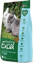 „Burgess Excel Junior & Dwarf“ triušių pašaro granulės su mėtų priedu, 3 kg – baltymų turtingas visavertis pašaras jauniems triušiams – gerina virškinimą, stiprina imuninę sistemą ir užtikrina sveiką kailį