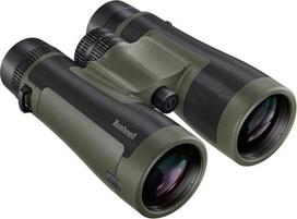 „Bushnell R5“ 12x50 žiūronai su „Vault Lite Bino“ krūtinės diržais, „Phase 3“ dangomis, dielektrinėmis dangomis, „EXO Barrier“ technologija, IPX7 atsparumu vandeniui – žiūronai, skirti stebėjimui iš tolo ir medžioklei