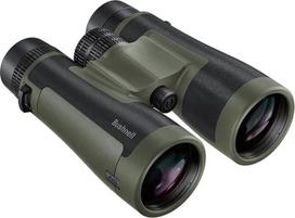 „Bushnell R5“ 12x50 žiūronai su „Vault Lite Bino“ krūtinės diržais, „Phase 3“ dangomis, dielektrinėmis dangomis, „EXO Barrier“ apsauga, IPX7 atsparumu vandeniui – žiūronai tolimam stebėjimui ir medžioklei