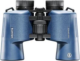 „Bushnell“ – „H2O 2“ – Binoklis – 12x42 tamsiai mėlynas „Porro“ – su visišku daugiasluoksniu padengimu – atsparus vandeniui ir rasojimui – pasukami akių antgaliai – vandens sportas – valtys