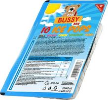 „BUSSY“ vandens ledų mišinys – 40 ml x 10 vnt. | Šaldomi vandens ledai – įvairių skonių – puikiai tinka sodo vakarėliams ir vaikų gimtadieniams
