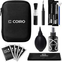 „C Coiro“ 7-in-1 fotoaparato objektyvo valymo rinkinys, skirtas DSLR ir beveidrodžiams pilno kadro fotoaparatams | Rinkinyje yra objektyvo valymo pieštukas, oro pūstuvas, jutiklio valymo tamponas, purškiklis, drėgnos servetėlės ir šluostė, skirta DSLR, be