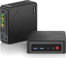 „C4 Air“ mini kompiuteris, suderinamas su AMD „Ryzen 5 3500U“ procesoriumi (iki 3,7 GHz), 8GB RAM, 256GB M.2 SSD, mini kompiuteris su trimis 4K ekranais (HDMI/DP/Type C), itin kompaktiškas kompiuteris, skirtas darbui biure, žaidimams ir kūrybai