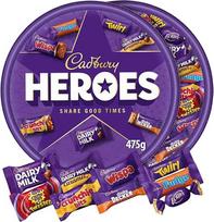 „Cadbury Heroes“ 780 g – šokolado ir saldainių rinkinys