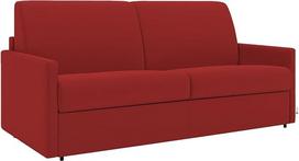 „Calife“ 3-vietė sofa-lova su čiužiniu – skirta kasdieniam miegui – raudona