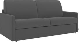 „Calife“ 3-vietė sofa-lova su čiužiniu – skirta kasdieniam miegui – pilkos spalvos