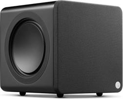 „Cambridge Audio“ MSX SUB 200 – aktyvus žemų dažnių garsiakalbis, 200 W, kompaktiškas Hi-Fi žemų dažnių garsiakalbis su dviem žemų dažnių garsiakalbių elementais, reguliuojamu dažniu ir faze, skirtas namų kino ir stereo sistemoms – juodos spalvos
