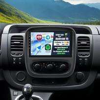 „CAMECHO 6+128G“ 8 branduolių „Android 15“ automobilių radijas, skirtas „Opel Vivaro B“ (2014–2018 m.) ir „Renault Traffic 3“ (2014–2021 m.), 9 colių navigacijos grotuvas su „Bluetooth“, GPS, „Wi-Fi“, „CarPlay“, „Android“, automobilių FM/RDS, 32EQ DSP
