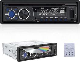 „CAMECHO“ 1Din automobilių radijas su CD ir DVD grotuvu, radijas su CD grotuvu ir „Bluetooth 5.1“ laisvų rankų funkcija, garso imtuvas su AM/FM radiju, ekvalaizeriu, „Smart Sync“ programėle, USB/TF/MP3 grotuvu ir AUX įvestimi