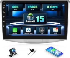 „CAMECHO“ 6+128G „Android“ automobilių radijas, skirtas „VW Magotan“, „CC“, „Passat“ B7, B6 (2010–2014 m.)