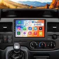 „CAMECHO“ „Android 15“ automobilių radijas su 9 colių ekranu, skirtas „Ford Transit“