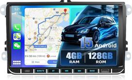 „CAMECHO“ „Android“ automobilių radijas su ekranu, skirtas „VW Passat“ B6 ir B7 modeliams (2005–2014 m.)