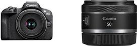 „Canon EOS R100“ 18–45 komplektas + RF 50 mm F1.8 STM