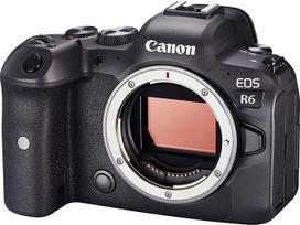„Canon EOS R6“ (tik korpusas) – pilno kadro beveidrodis fotoaparatas, skirtas fotografuoti ir filmuoti (tylus serijinis fotografavimas iki 20 kadrų per sekundę, 4K iki 60p, stabilizavimas iki 8 stopų, „Dual Pixel CMOS AF II“)