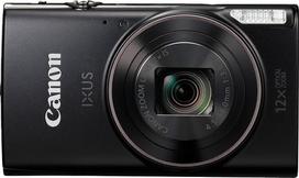 „Canon IXUS 285 HS“ – kompaktiškas fotoaparatas, 20,2 MP, 12 kartų optinis priartinimas, „Full HD“ vaizdo įrašymas, „Wi-Fi“, NFC, skaitmeninis fotoaparatas kelionėms ir kasdieniam naudojimui – juodos spalvos