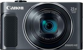 „Canon PowerShot SX620 HS“ skaitmeninis fotoaparatas (20,2 MP, 25 kartų optinis priartinimas, 50 kartų „ZoomPlus“, 7,5 cm (3 colių) ekranas, optinis vaizdo stabilizatorius, „Wi-Fi“, „NFC“)