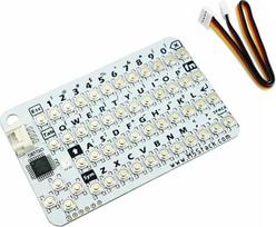 „CardKB V1.1 Mini“ – 50 klavišų QWERTY klaviatūros modulis su „ATMega8A“ mikrovaldikliu, I2C, RGB šviesos diodais, programuojamas „UIFlow“ (MEGA8A)