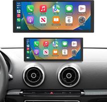 „CarPlay“ automobilių radijas su 10,25 colių jutikliniu ekranu, skirtas 2013–2018 m. „Audi A3 S3“ modeliams