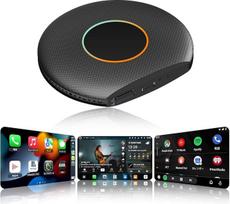 „CarPlay“ belaidis adapteris, „AI Box Android Car“ su „YouTube“ ir „Netflix“, 4 + 64GB | 4G LTE, „Drivechat AI“, ekrano padalijimo funkcija, GPS navigacija, dvigubas „Wi-Fi“ ir „Bluetooth“, „BT Lock“, „TrackHU“ maršruto sekimas