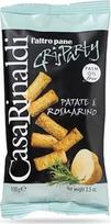 „Casa Rinaldi“ – „Gris Party“ mini grissini su bulvėmis ir rozmarinu, traškūs ir subtilaus skonio, 100 g pakuotė