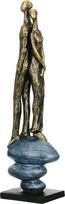 „Casablanca“ skulptūra „Augame kartu“, dekoratyvinė figūra iš bronzos, pilkos spalvos, dervos statulėlė, skirta svetainės ar biuro dekoravimui, aukštis 37,6 cm x plotis 7,8 cm – šiuolaikinės skulptūros