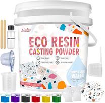 „Casting Powder White“ – 2,8 kg keraminių gipso miltelių rinkinys pradedantiesiems su visais reikalingais priedais, „pasidaryk pats“ maišymo rinkinys amatininkų kūrybiniams projektams, reljefinio liejimo milteliai, modeliavimui, aktyvuojami maišant su van