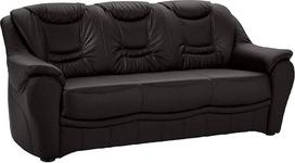 „Cavadore Bansa“ 3-vietė odinė sofa. 3-vietė sofa iš natūralios odos, juodos spalvos, 198 x 94 x 95 cm