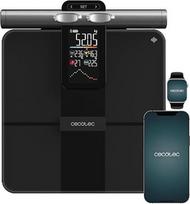 „Cecotec“ išmaniosios vonios svarstyklės su programėle „Surface Precision HealthySmart Pro“, BIA technologija, 25 parametrai, LCD ekranas, 8 itin tikslūs jutikliai, 30 x 30 cm, maksimali apkrova 180 kg