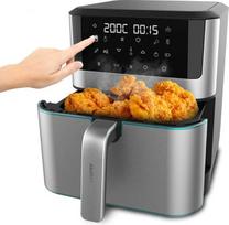 „Cecotec“ oro keptuvė „Cecofry Supreme 8000“. 8 litrai, 1800 W, temperatūra nuo 30 °C iki 200 °C, 10 iš anksto nustatytų režimų, išankstinis kaitinimas, signalas, nerūdijančio plieno apdaila, jutiklinis ekranas | Temperatūra nuo 30 °C iki 200 °C, 10 iš an