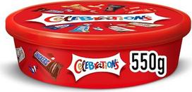 „Celebrations“ šokolado dėžutė XXL, šokoladų rinkinys, 550 g