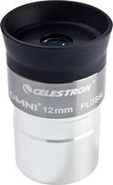 „Celestron“ 93319 „Omni“ serijos okuliaras, 1-1/4–12 mm | Vidutinio galingumo Mėnulio ir gilaus dangaus stebėjimai, 4 elementų „Castl“ konstrukcija, visiškai daugiasluoksniu dengta optika, ryškus, kontrastingas vaizdas