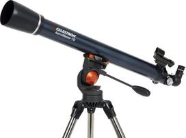 „Celestron“ – „Astromaster LT 70AZ“ su telefono adapteriu ir Mėnulio filtru