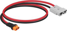„CERRXIAN“ 10 AWG 50 A akumuliatoriaus jungties–XT60I kabelis, XT60i moteriškoji jungtis su 50 A kabeliu, skirtas lauko išoriniams maitinimo blokams, ličio baterijoms, saulės baterijoms ir nešiojamųjų elektrinių stočių prailginimo kabeliui – 0,55 m / 1,8