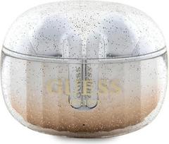 „CG Mobile Guess“ „Bluetooth“ ausinės TWS + įkrovimo stotelė, blizgios, gradientinės, auksinės