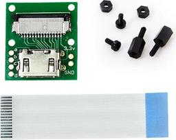 „Chenyang“ 2 vnt. HDMI į CSI prailginimo adapterių rinkinys, skirtas „Raspberry Pi“ kameros moduliui su HDTV FPC plokščiuoju kabeliu, 5 cm